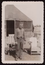 Man in Military Camp