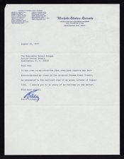 Correspondence from Barry Goldwater to Senator Morgan, 15 August 1977