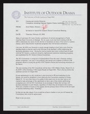 NC Drama Consortium Meetings