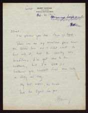 Letter from Barry Hannah to Stuart Wright 