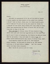 Letter from Barry Hannah to Stuart Wright