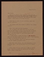 Letter from Barry Hannah to Stuart Wright