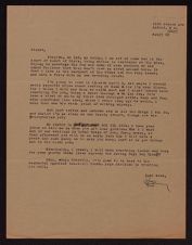 Letter from  Barry Hannah to Stuart Wright