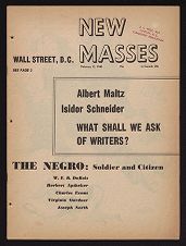 New masses, vol. 58, no. 7