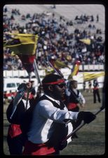 Colorguard performing