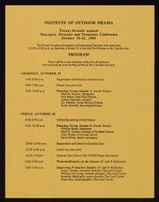 Managers, Directors, and Promoters Conference, 1989
