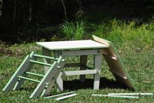 Collapsible end table