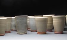 Salt fired water cups