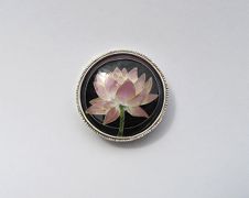 Pink Lotus Cloisonne