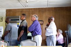 Standing in line