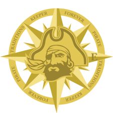 Forever Pirates medallion rendering