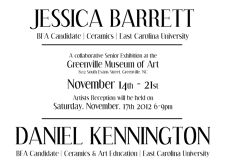 Jessica Barrett senior exhibition