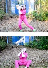 That's why the puppy runs when it sees Allison