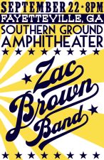 Zac Brown Band showcard