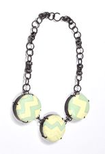 Enameled necklace