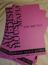 Swedish House Mafia tour poster