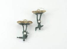 Toy soldier earrings