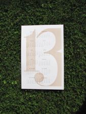 2013 letterpress calendar