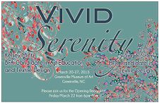 Vivid serenity: senior show poster