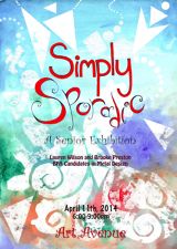 Senior exhibition poster: simply sporadic