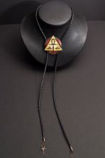 Bolo tie for Anubis: guardian of the scales