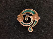 Copper brooch