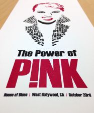 P!NK showcard poster