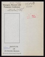 Managers, Directors, and Promoters Conference, 1990 (1/2)