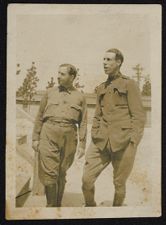 Photo of 1st Lt. Cecil Garrenton in Uniform with another soldier