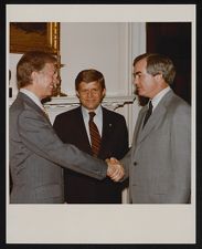 Jimmy Carter, Robert Morgan, and Ed Renfrow