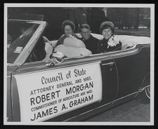 Robert and Katie Morgan in parade