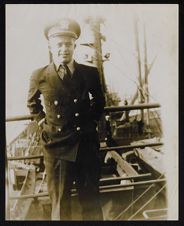 Robert Morgan in Navy uniform