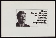 Robert Morgan campaign advertisement