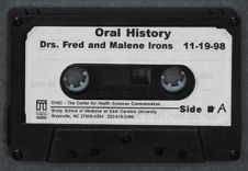 Oral History Interview with Drs. Fred and Malene Irons 