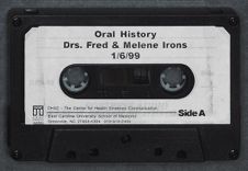 Oral History Interview with Drs. Fred and Malene Irons