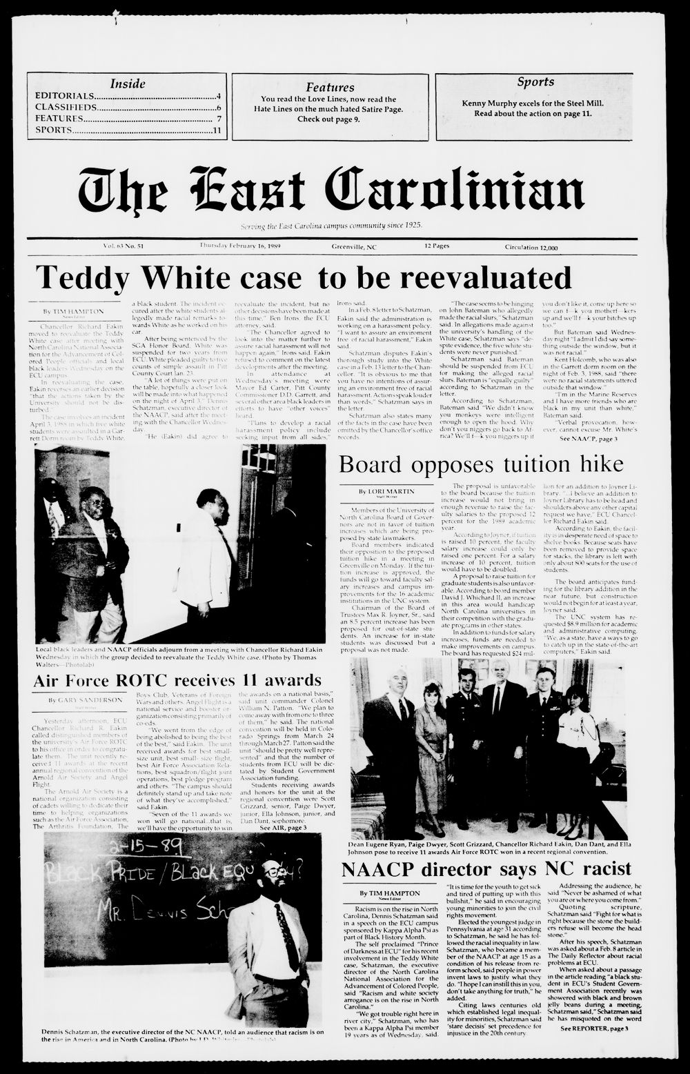 The East Carolinian, February 16, 1989 picture
