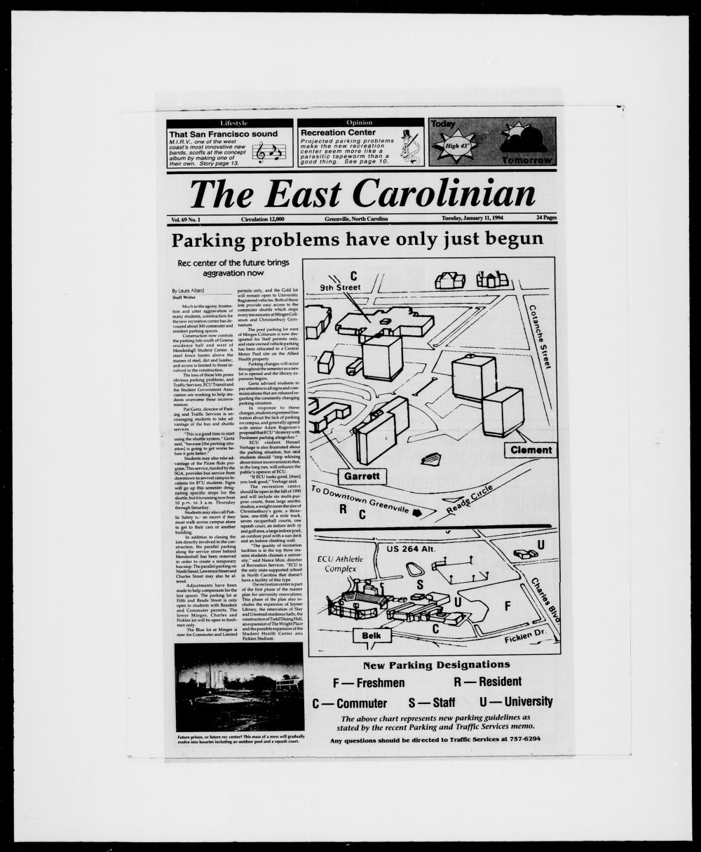 The East Carolinian, January 11, 1994