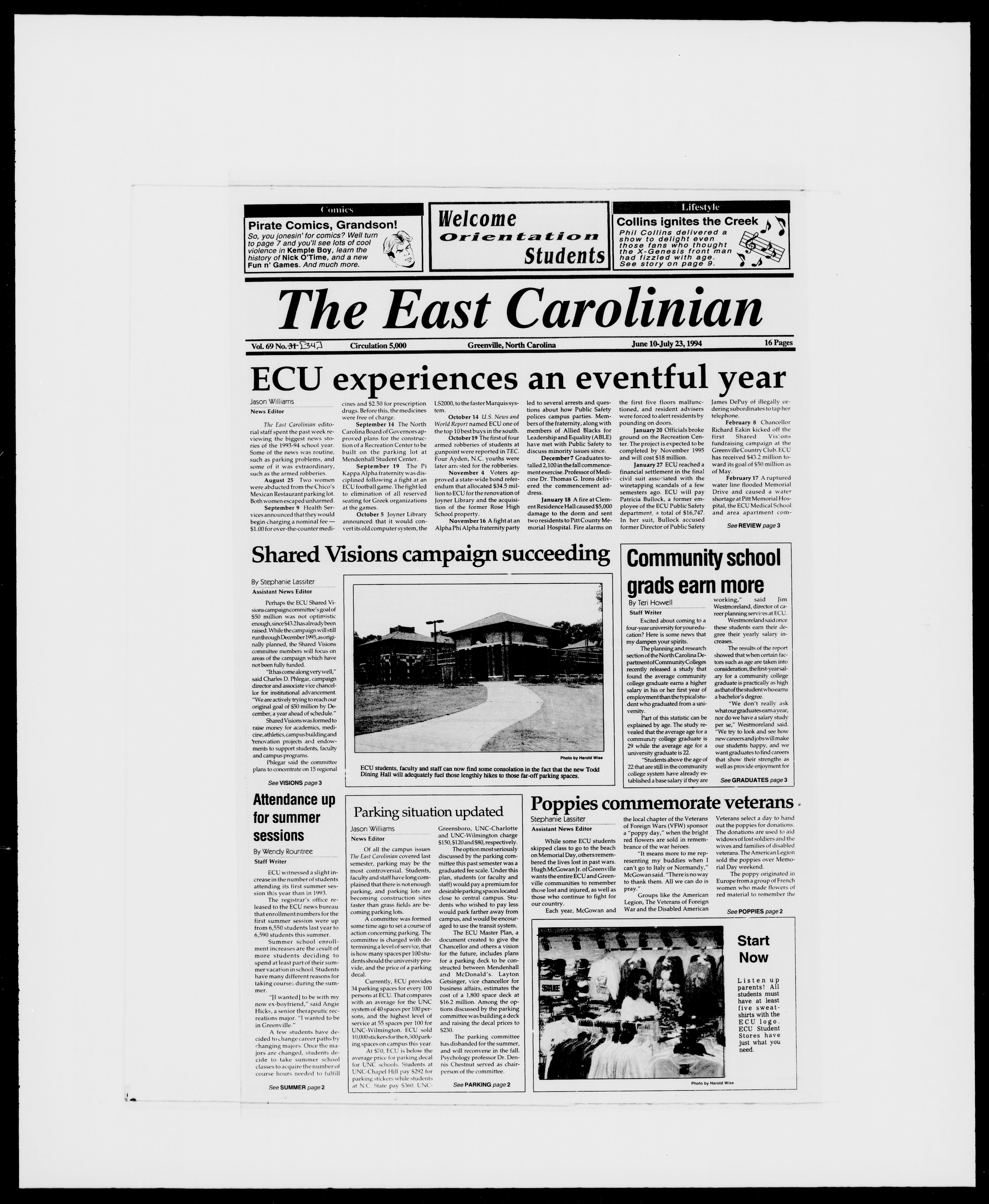 The East Carolinian, June 10, 1994 - ECU Digital Collections