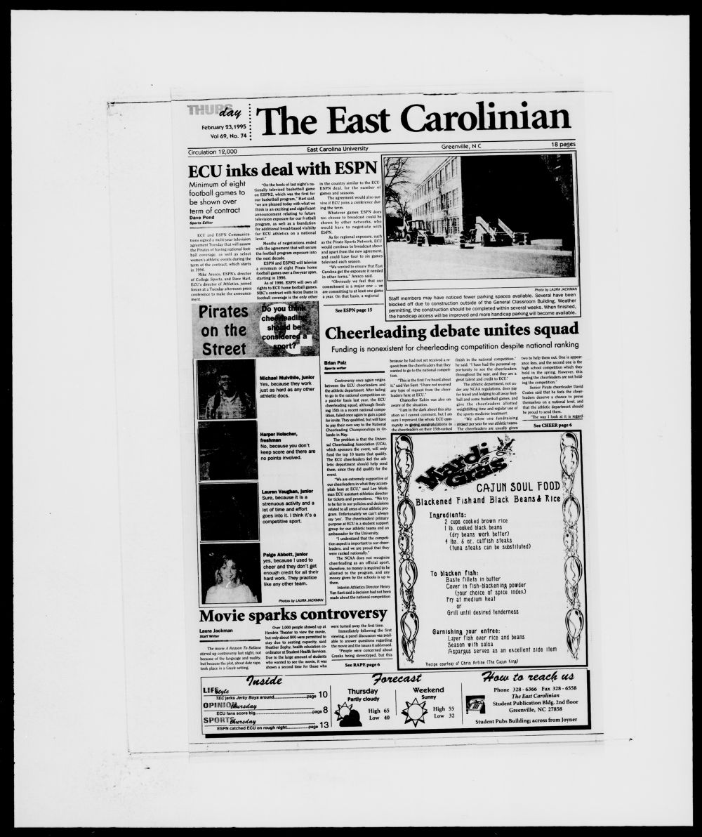 the-east-carolinian-february-23-1995-ecu-digital-collections