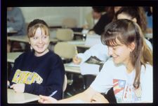 Students enjoying class
