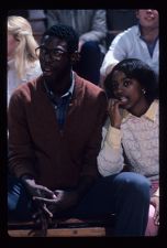 Students watching a game