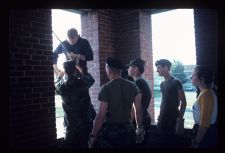 ROTC Students giving elevation training