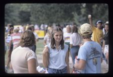 Students enjoying a campus event.