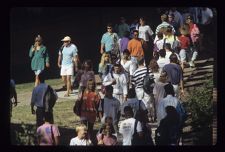 Students walking to class