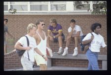 Students walking to class