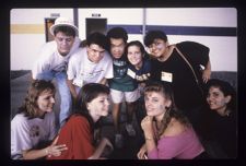 Students posing for a group picture