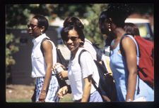 Students walking to class