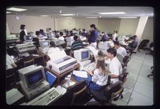 Students in a computer lab