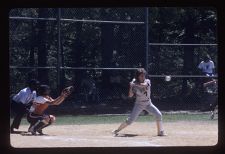 Baseball Team playing a game