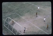 Men's Soccer Team playing a game